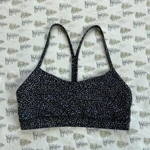 Lululemon Speckled Flow Y Sports Bra